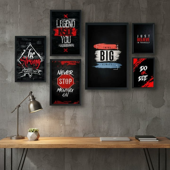 Set – 6 Pcs Inspirational Quotes